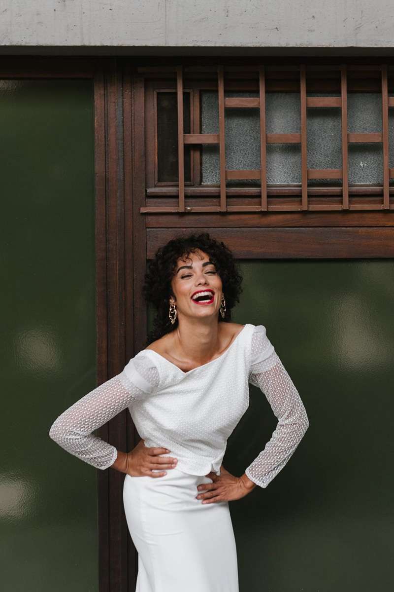 Robe de mariée rétro et classe