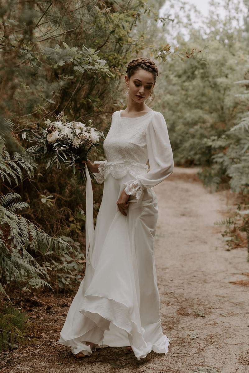 Robe de mariée bohème