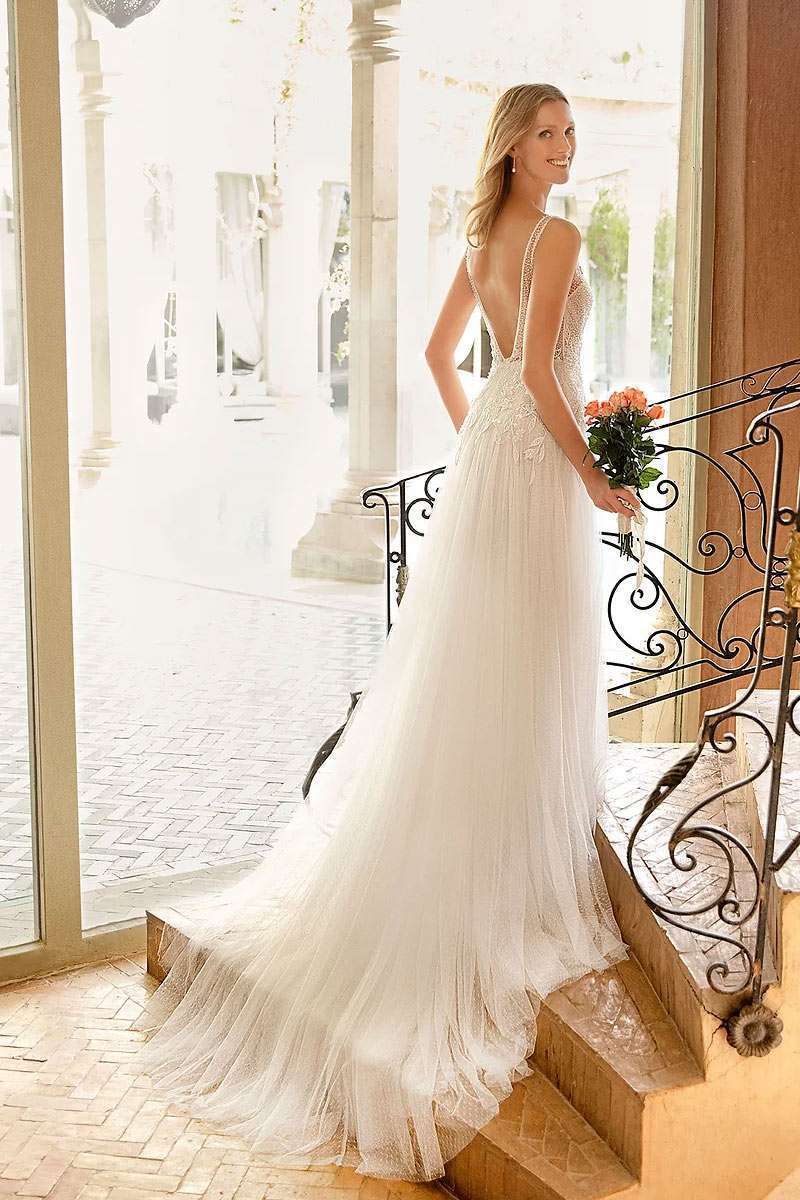 Tulle plumetis et perles