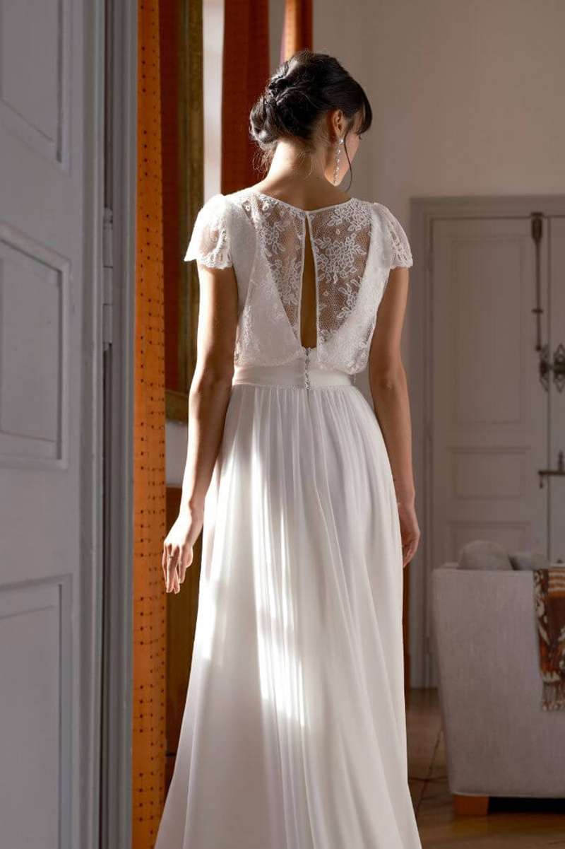 Dos goutte en transparence