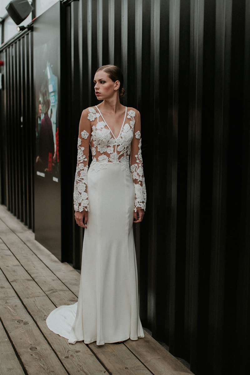 Tulle brodé