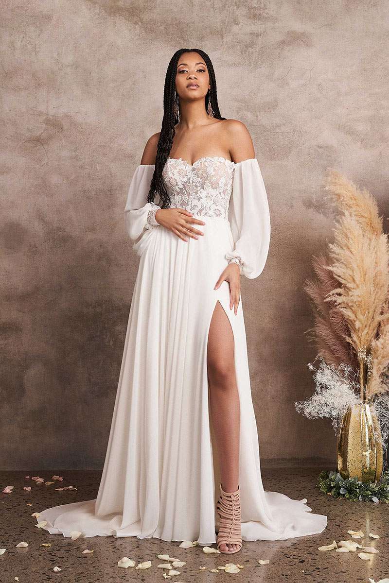 Robe bohème fluide à fleurs