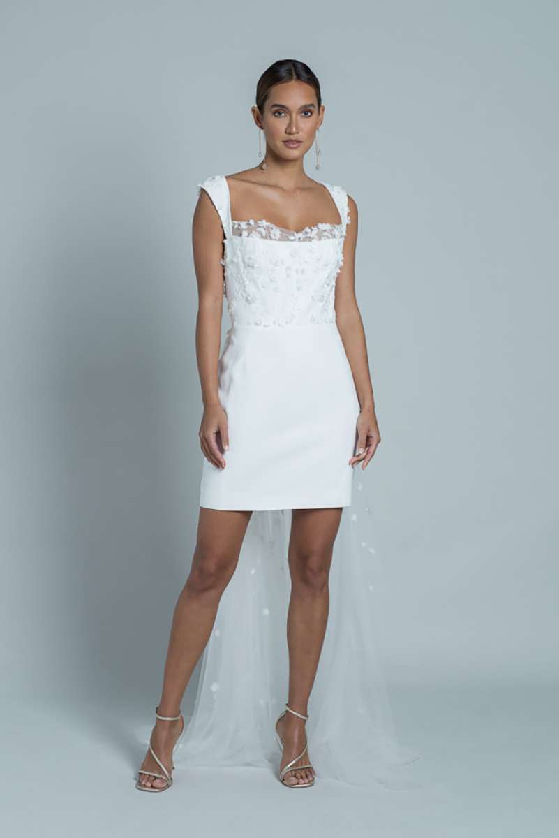 Robe courte pour mariage civil