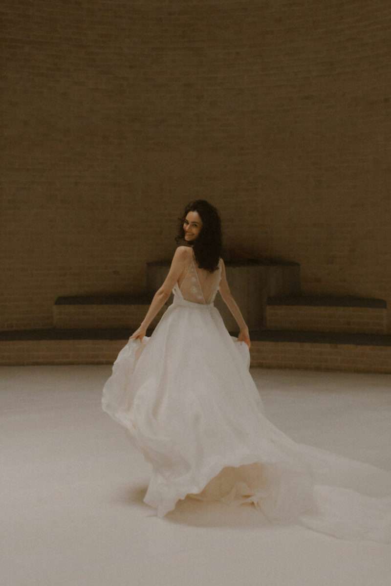 Sur-jupe en organza