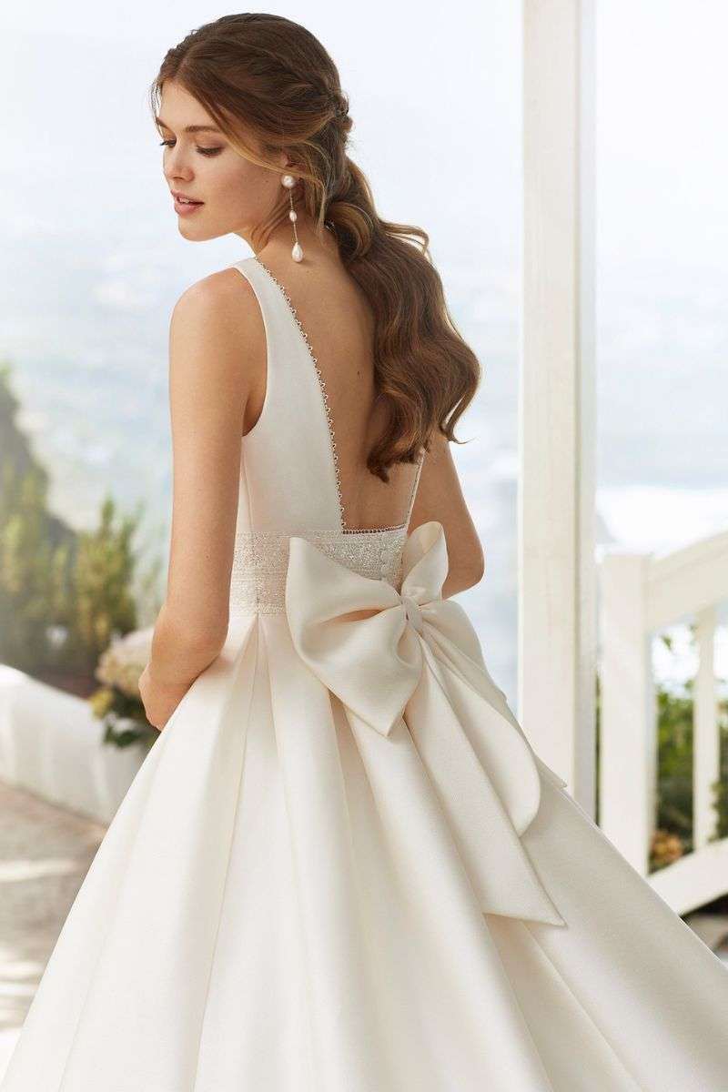 Robe de mariée princesse en satin