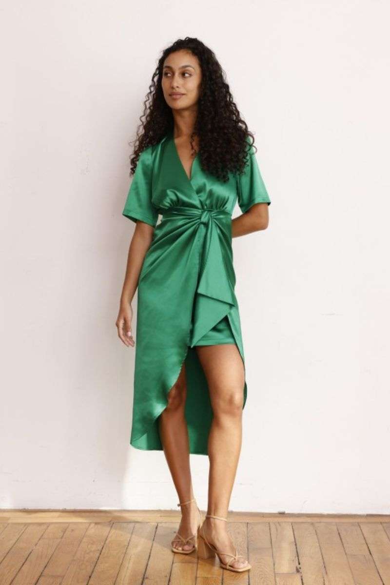 Robe demoisselle d'honneur satin