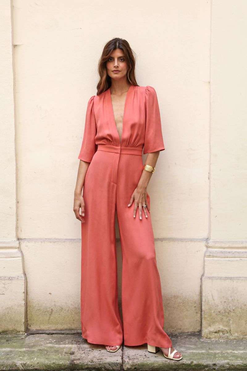 Combipantalon corail
