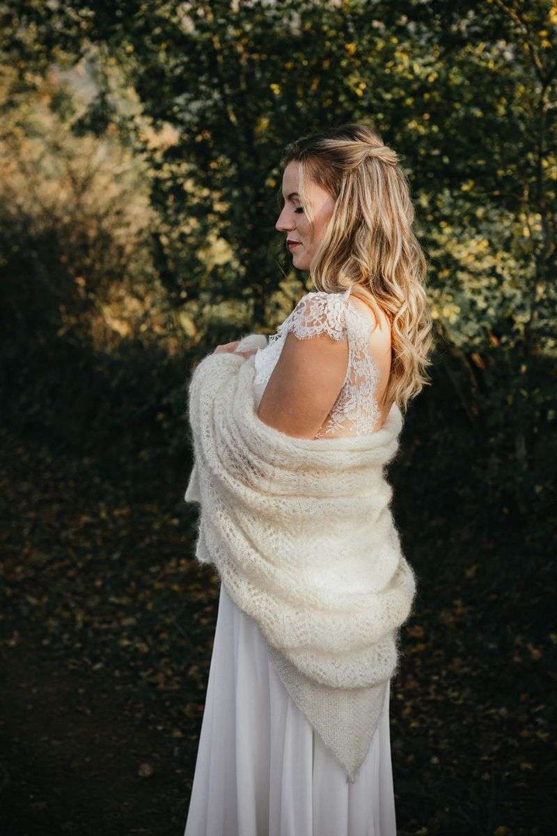 Châle en lain de mohair