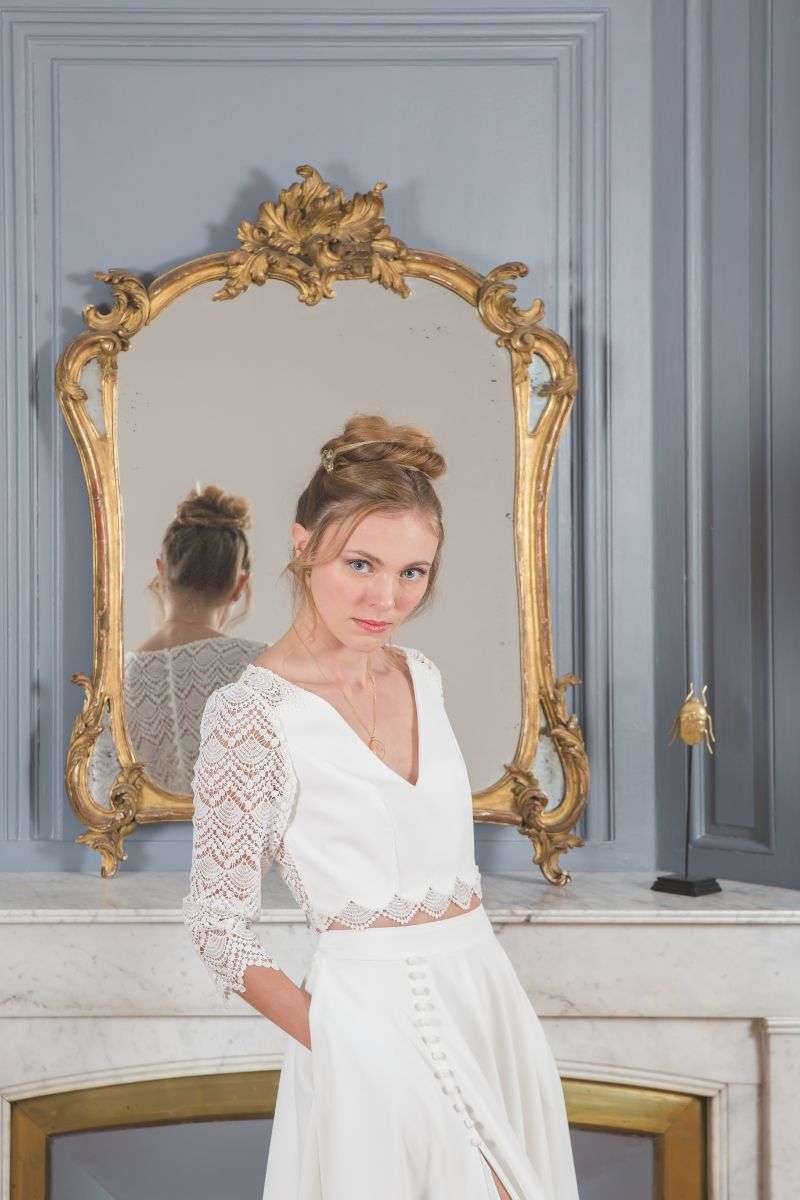 Ensemble jupe crop top