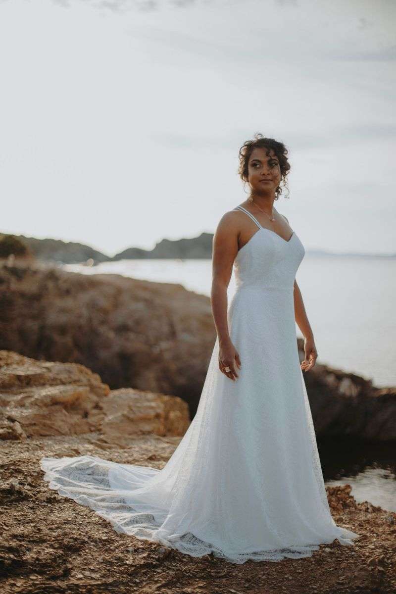 Robe de mariée de seconde main