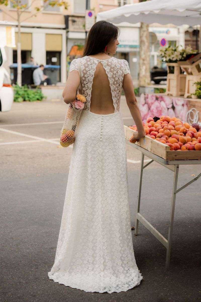 Robe de mariée tout en dentelle